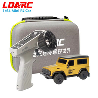 LDARC 1/64 RC Car R01 Desktop Simulation Mini  Racing Remote Control Car RTR with 2.4GHz 10 CH remote control Hobby Models