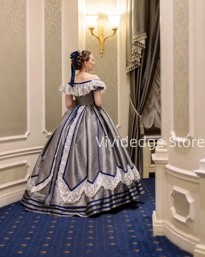 Customized  Women's Victorian Medieval Victorian Tudor Queen Prom Dresses Vintage Dresses Evening Gowns