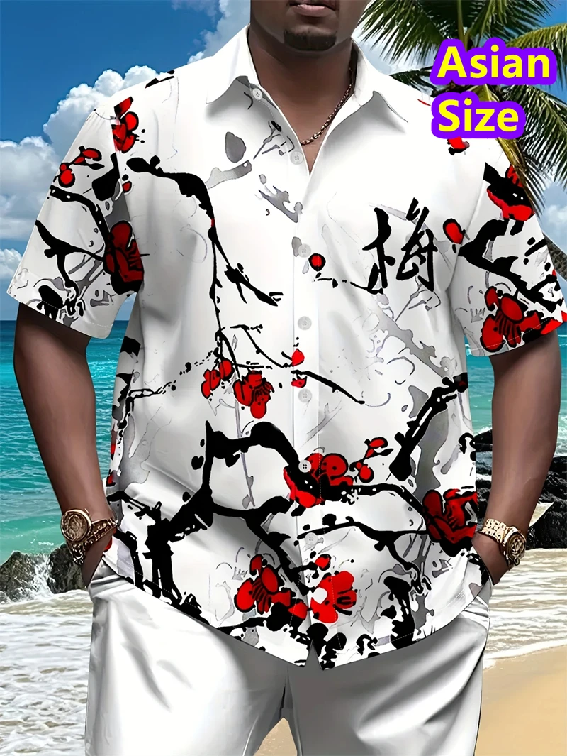 

Funny Animals Men's Shirts Fashion Short Sleeve Unisex Button Down Lapel Shirts 2025 Tops Casual Hawaiian Shirts For Man Tops