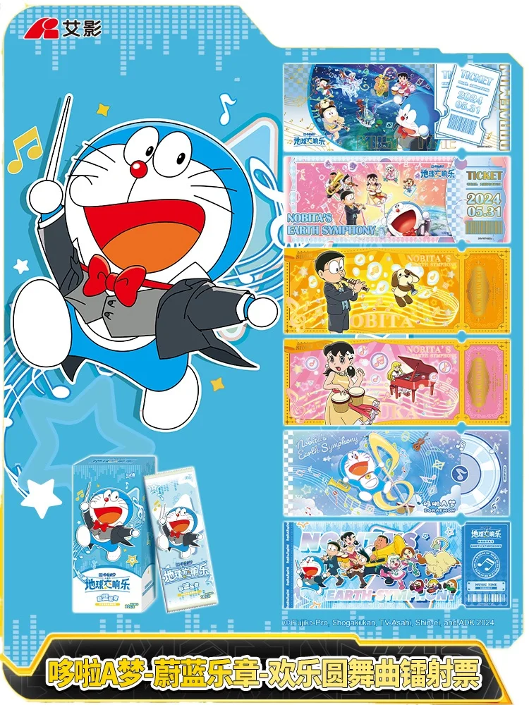 

KAYOU Doraemon Card Doraemon Collection Card Tinker Bell Robot Cats Blue Fat People Character Anime Peripherals Children Toy