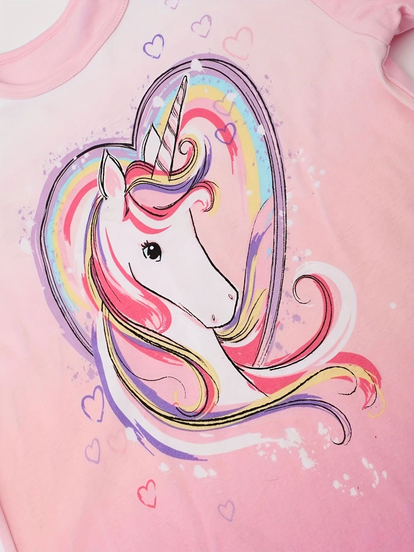 Toddler Girls Unicorn Cartoon  - Baby Sleep Suit review and price