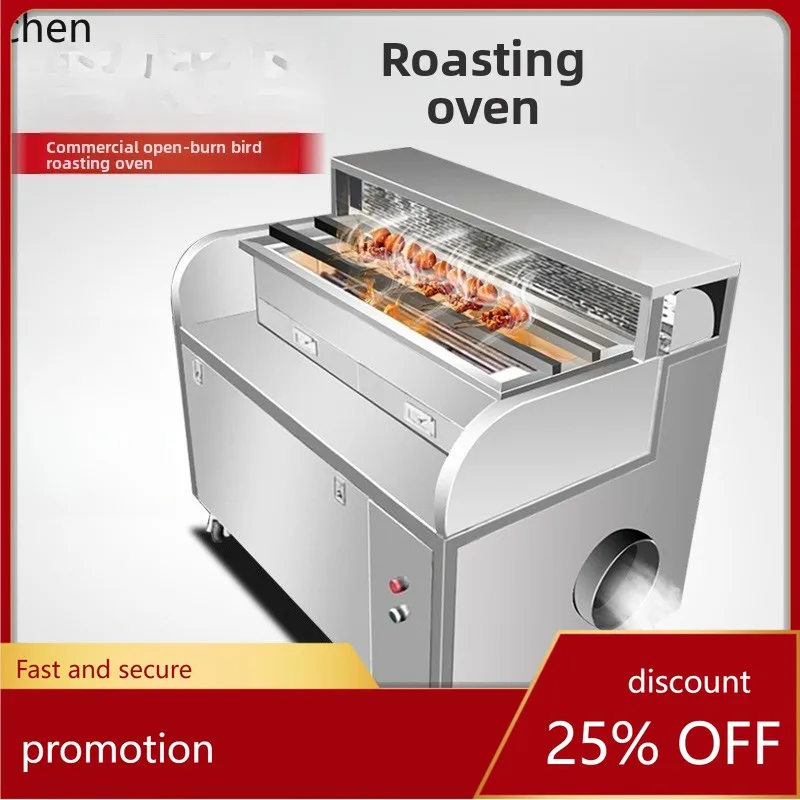 

HXL Bird Roasting Oven Equipment Commercial Electric Bird Roaster with Built-in Exhaust Purification