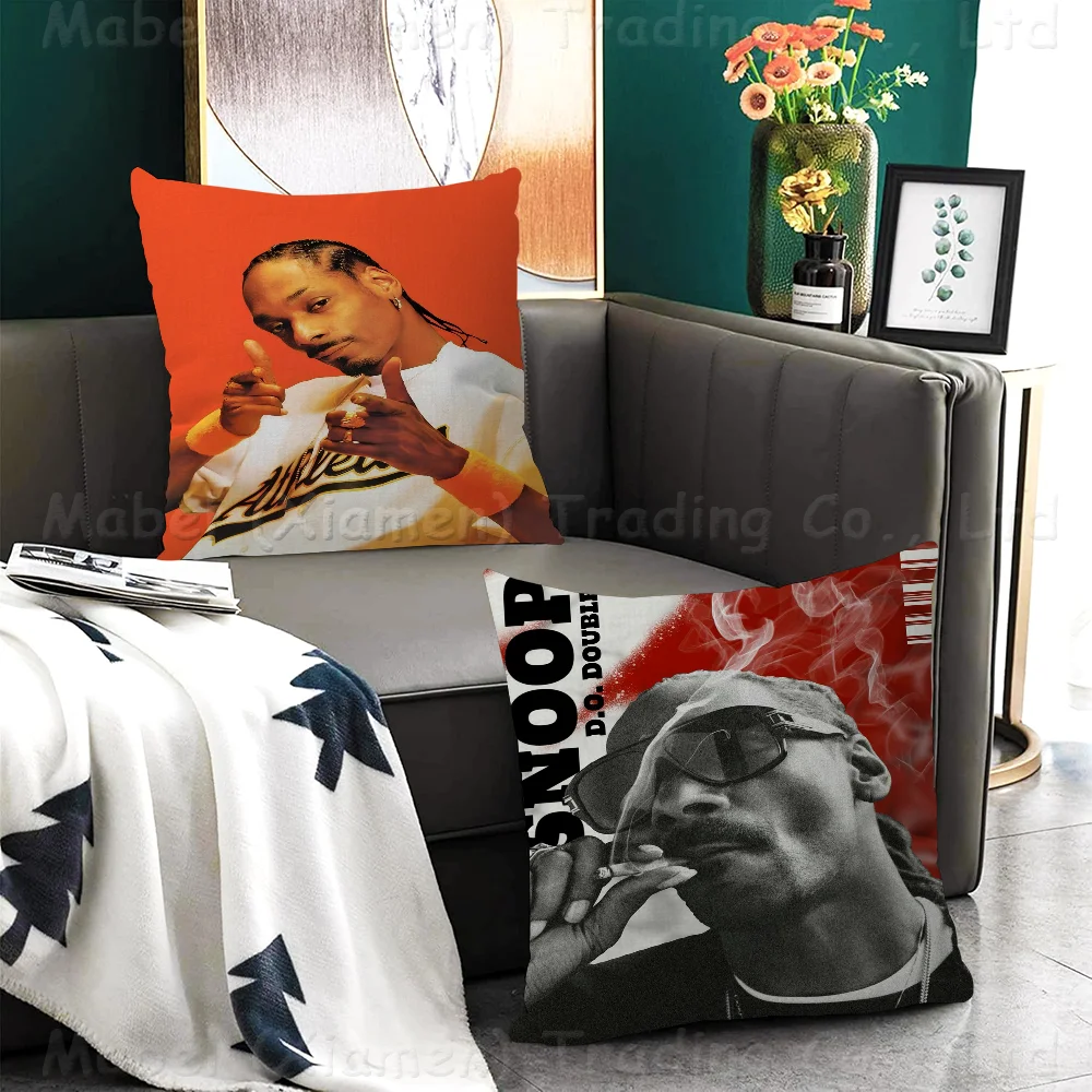 Rapper S-Snoop D-Dogg 45*45cm Cushion Cover Pillow Cover Decor Pillowcase Home Pillowcase For Couch Pillow