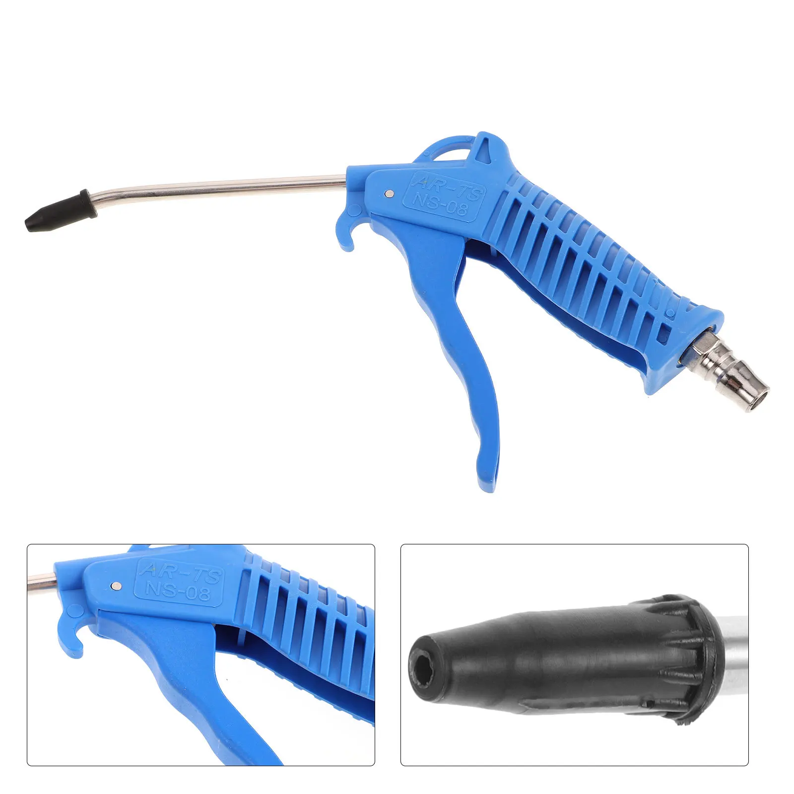

Industrial Air Blows Duster Metal Pneumatic Air Compressor Tool Extended Nozzle High Pressure Dust Blowing Mini Blower