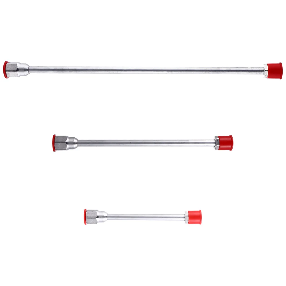 

3pcs Paint Extension Pole Airless Sprayer Accessories Replacement Wand Aluminum Alloy Different Lengths For High Ceilings Large