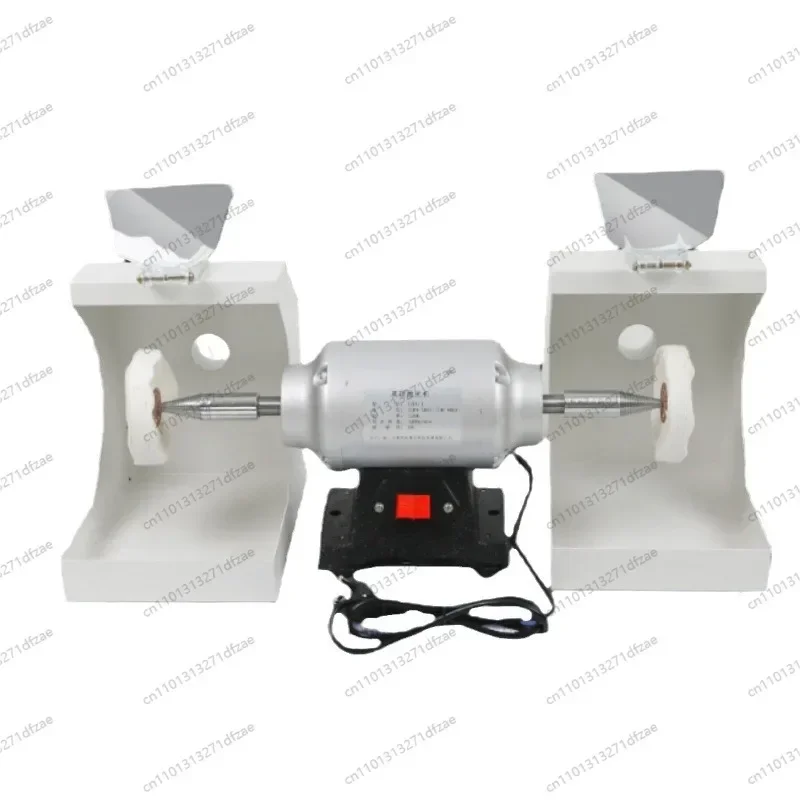 Special Double-head Rubber Tray Polishing Machine with Cloth Wheel Denture Grinding