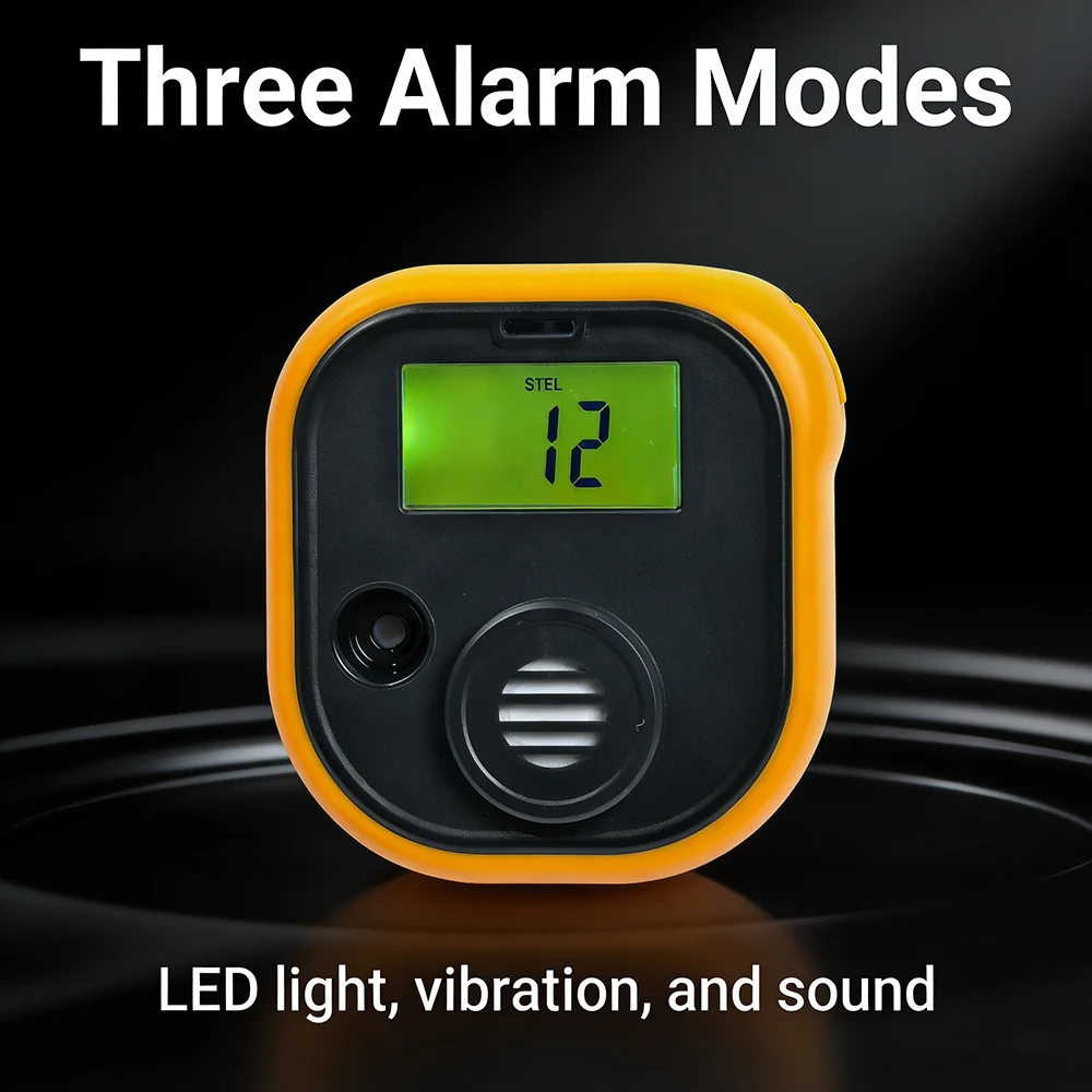 CCEsafety GC100 Portable CO Detector 0-1000 umol/mol Carbon Monoxide Detector CO Sensor Explosion-Proof Water-Proof For Camping