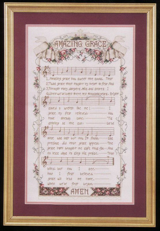 

New Cool Breeze DMC Cross Stitch QT1892 Music Series Treble Clef for Living Room Cotton Fabric European Style White Color