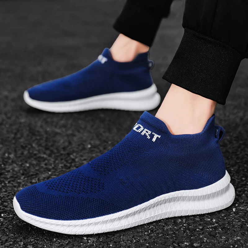 

Ultralight Running Shoes for Men Casual Socks Sneakers Breathable Soft Sports Shoes Man Flats Fitness Walking Jogging Shoes