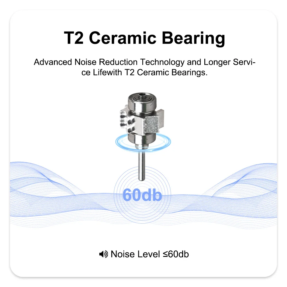 2/4 Holes Colorful Dental High Speed Handpiece Standard Head Single Water Spray Air Turbine Autoclavable Dentistry Instruments