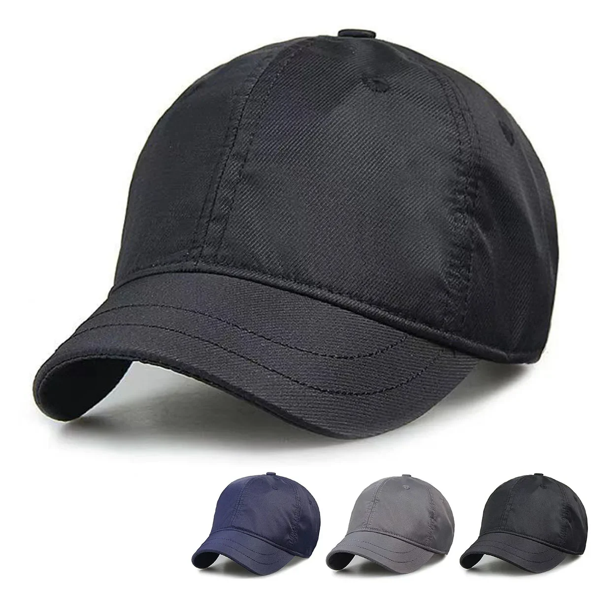 유니섹스 솔리드 컬러 빠른 건조 야구 모자 봄과 가을 야외 캐주얼 모자 선 스크린 모자 스포츠 모자