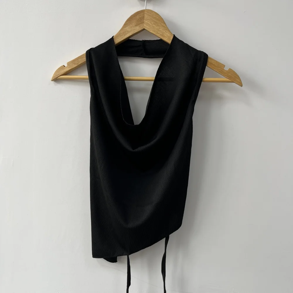 2025 Women's Satin Non-slip Vest-Solid Color Backless Tank Top For Office And Leisure Parties To Wear Spring Fashion Items