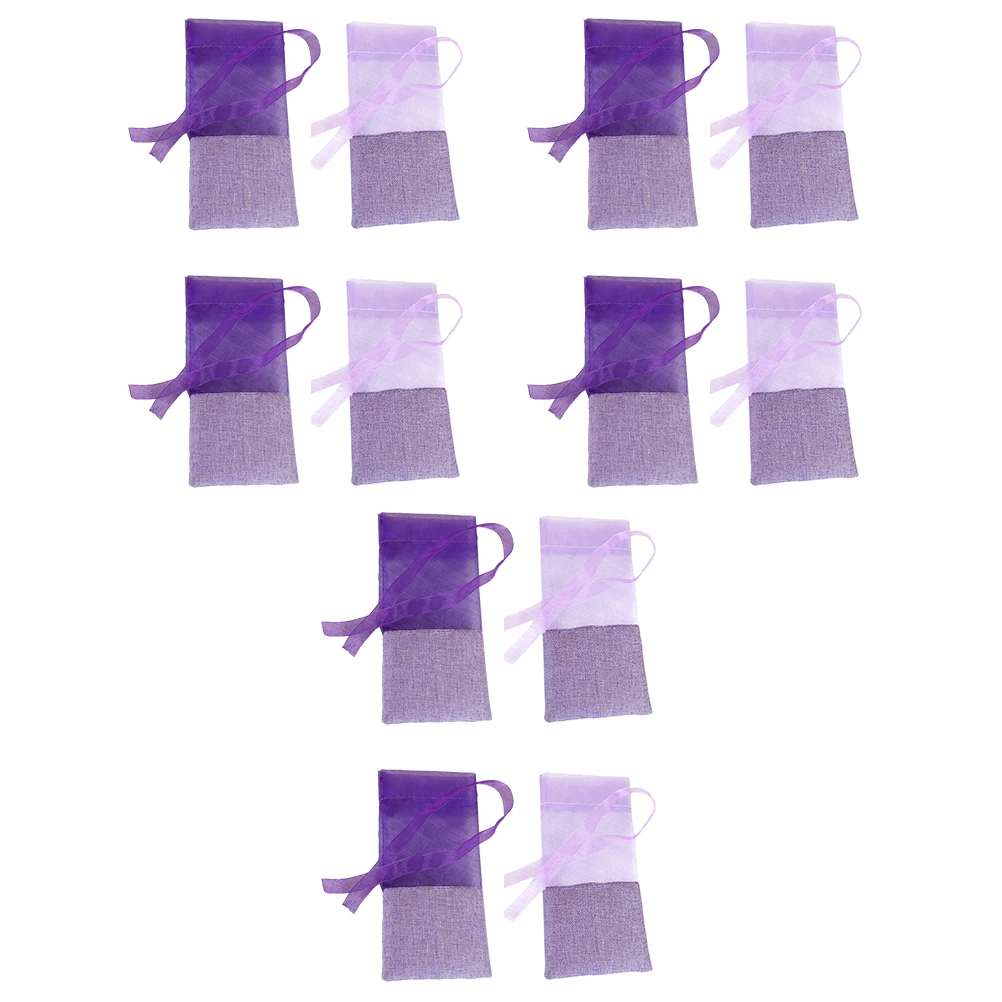 

24 Pcs Lavender Sachet Bag Wardrobe Fragrant Bags Gift Sachets Empty for Pouch Cotton