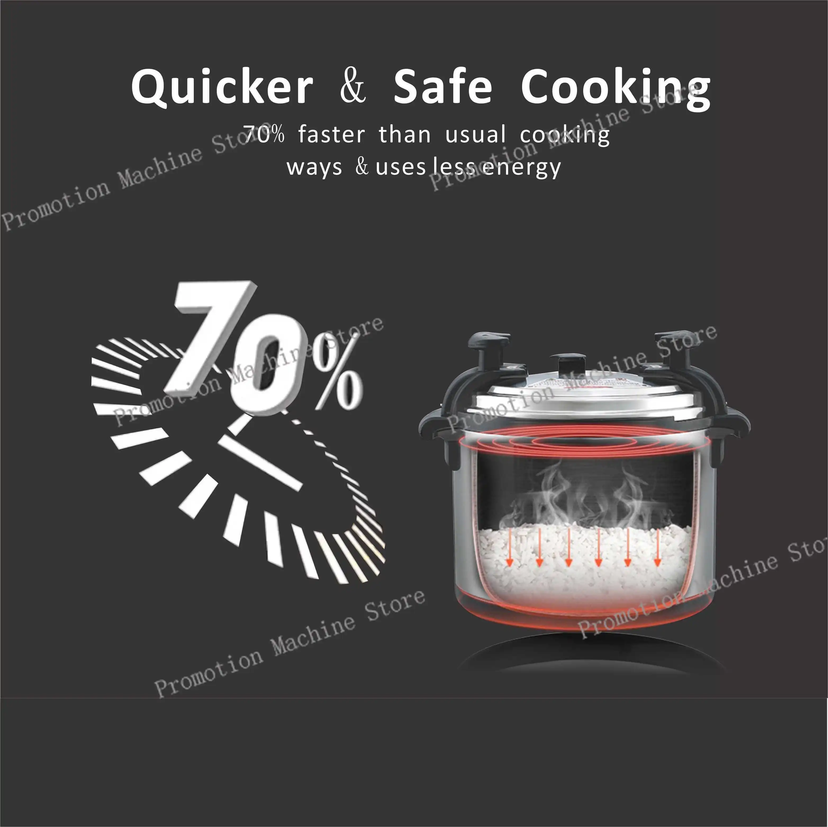 YYHC-Electric Pressure Cooker 30 Liters Household Non-stick High Pressure Large Capacity Electric Rice Cooker