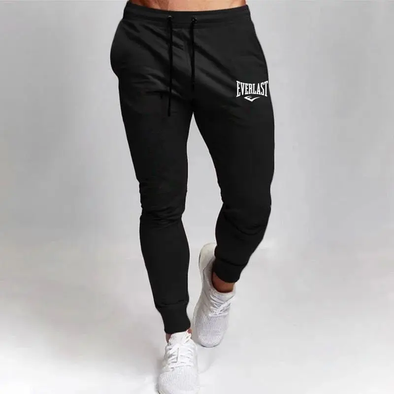 New Printed Pants Autumn EVERLAST MenWomen Running Pants Joggers Sweatpant Sport Casual Trousers Fitness Gym Breathable Pant