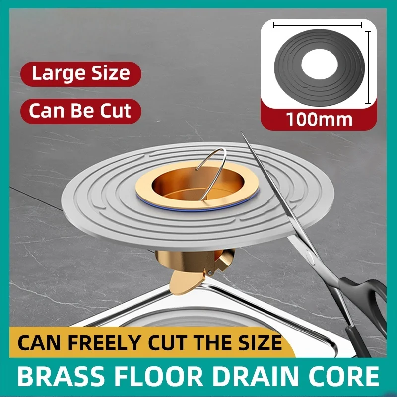 

Все латунные сливные сердечники для пола, крышка сетчатого фильтра для пола для душа, пробка для унитаза, защита от запаха, без запаха, ванная комната, туалет, канализация, слив для душа