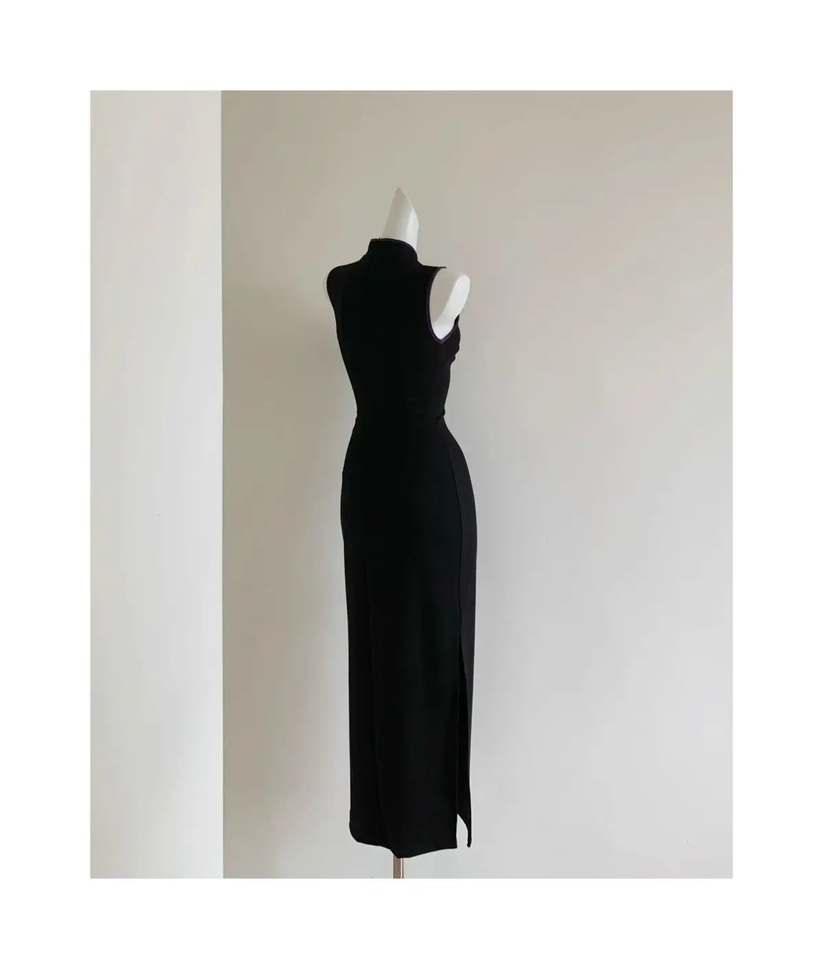 2025年伝統的な中国風紫刺繍レトロスリムノースリーブチャイナドレスエレガントロング女性レトロ旗袍ドレス