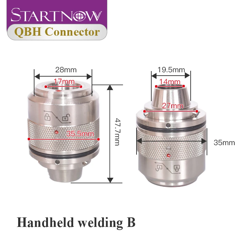 Startnow ألياف الليزر QBH M30mm H97mm واجهة موصل qbh ل Raytools WSX QILIN قطع يده لحام رئيس ماكس Raycus مصدر #3