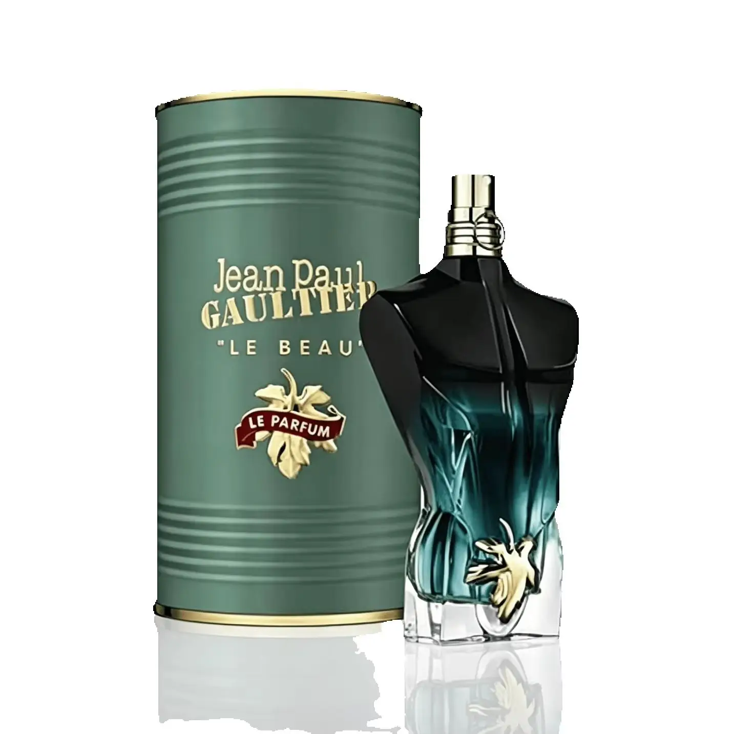 Jean Paul Gaultier Le Beau Le Parfum Herren Eau de Cologne Reichhaltiger Orientalisch-Holziger Duft Einzigartige Muskulöse Torso-Flasche Goldring-Verschluss Eleganter Abendduft Maskulines Spray für