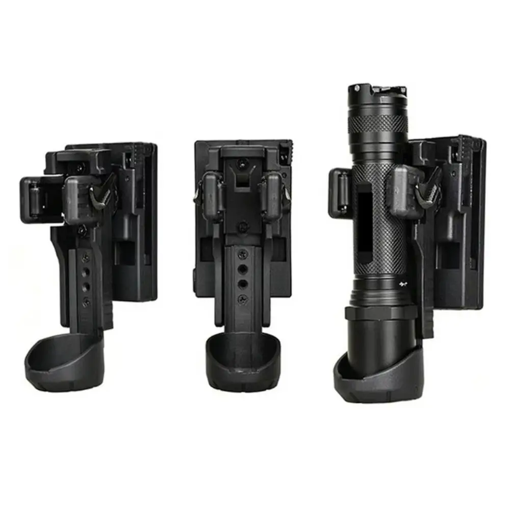 360° Rotating Rotating Flashlight Holder Quick Unplug Lightweight Flashlight Belt Holder Unbreakable Stable Flashlight Cover