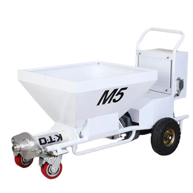 M5 High Quality and High Power Spraying Machine Multi functional Thick Fireproof Material Stone Paint Spraying Machine