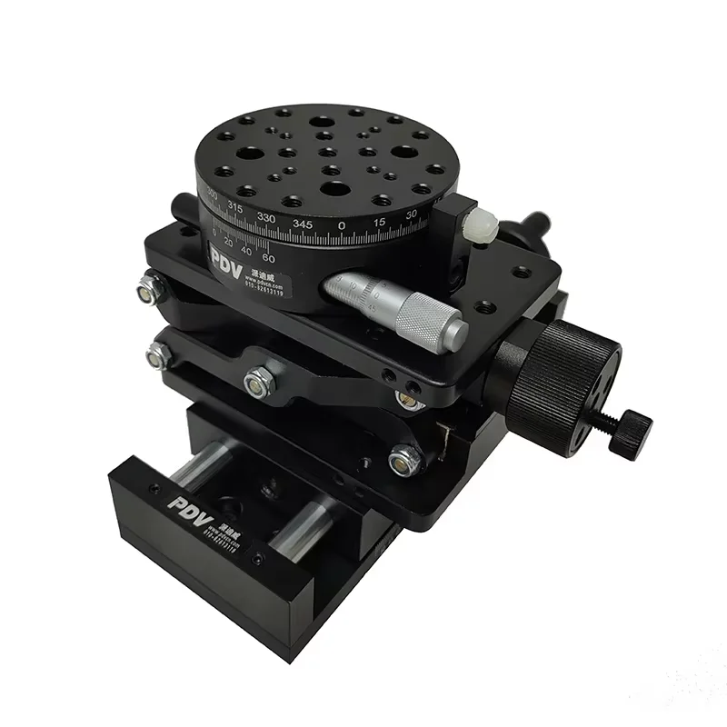 Three Axis Manual Combination Stage Precision XZθ Multidimensional Translation Lifting Rotary Platform