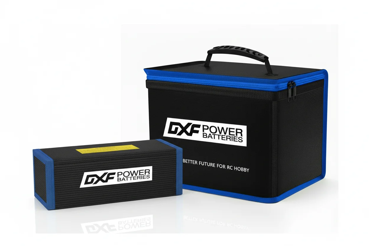 DXF Lipo Safe Bag Feuerfeste Sicherheitstasche für Lipo-Akkus mit Großer Kapazität, Explosionsschutz, Wasserdicht, Feuerfester Koffer