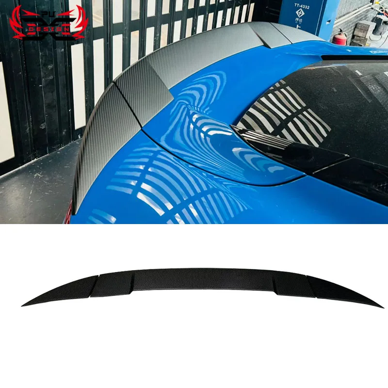 Dry Carbon Fiber OD Style Rear Trunk Tail Boot Lip Wing Ducktail Wing spoiler Car Body Kit For Lotus Emira