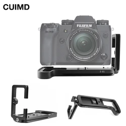 Quick Release L Plate Bracket Holder Hand Grip for Fuji Fujifilm X-H1 XH1 Digital Camera for Benro Arca Swiss Tripod Head