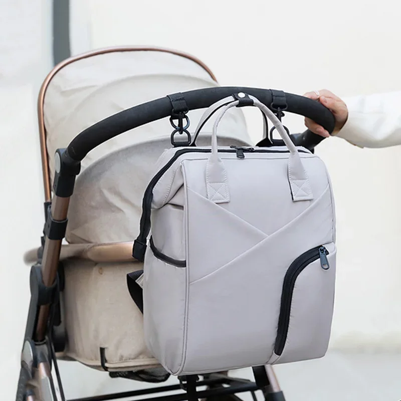 1 Stück Tragbare Große Wickeltasche Multifunktionale Mutter-Baby-Aufbewahrungstasche Baby Outdoor-Reise Wickelrucksack