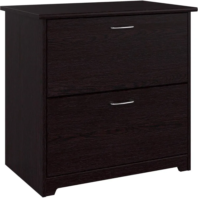 

Cabot 2 Drawer Lateral File Cabinet | Letter, Legal, and A4-size Document Storage for Home Office, 32W, Espresso Oak