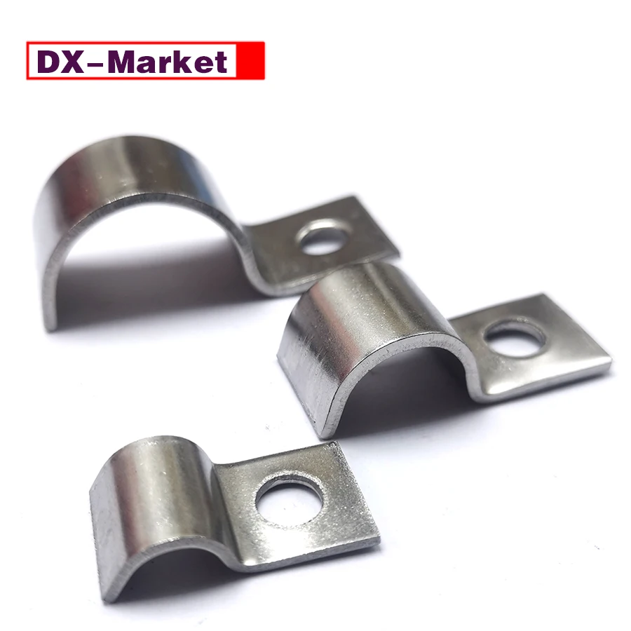 304 Stainless Steel Single Line Clamp 2mm-50mm ,C008