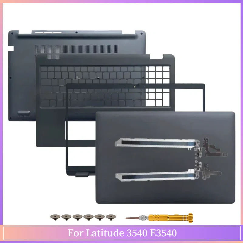 

New For Dell Latitude 3540 E3540 LCD back cover 03JW02/LCD Bezel04Y0G1/palm rest cover 0DVR0W/Bottom Base cover DXF4G1 Hinge
