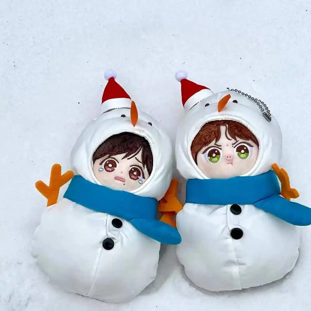 10cm Cotton Doll Clothes Outfit Snowman Uniform Clothing Starfish Body Doll Accessories Children's Gift Toys