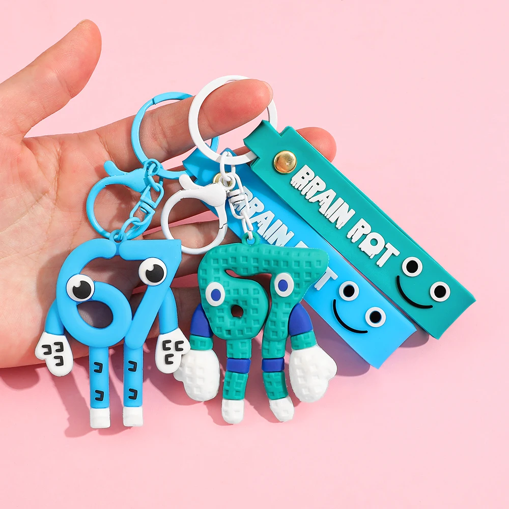 New Game Steal A Brainrot Sammy Jandel Strawberry Elephant PVC Cute Doll Keychain Anime Peripherals Toy Halloween Christmas Gift