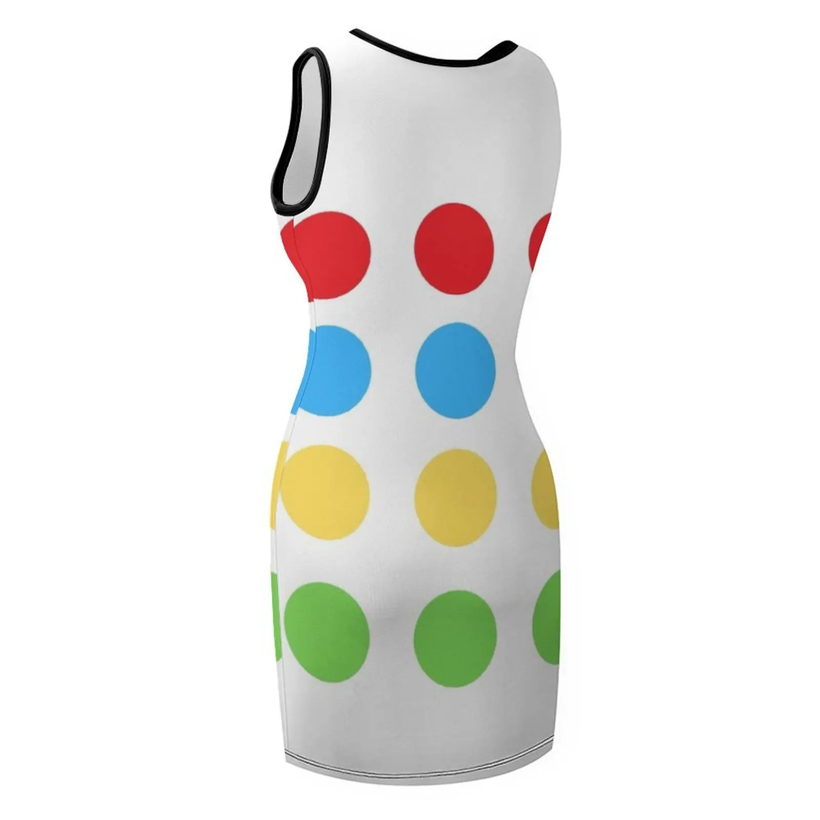 ชุดเดรสแขนกุดสำหรับงานปาร์ตี้ฮาโลวีน ลาย Twister ดีไซน์หรูหราสำหรับผู้หญิง ชุดราตรีออกงานสไตล์เกาหลี