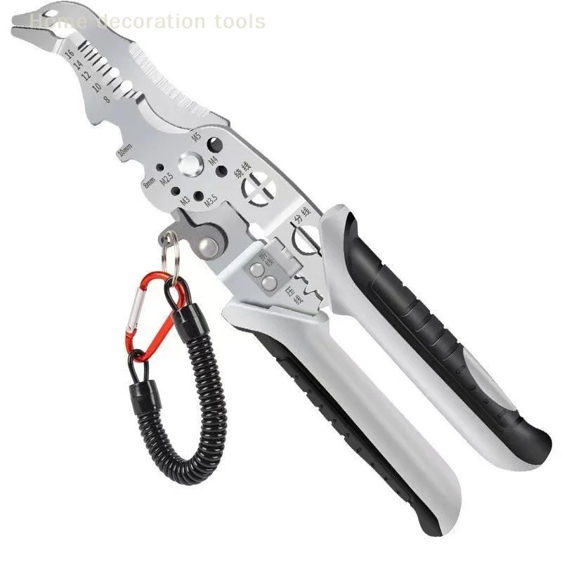 Multi-function Wire Stripper With Elbow Professional Electrician Pliers Crimping Tool Wire Crimper Cutter Wiring Tools Hand Tool