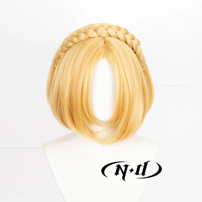 ND Zelda Cosplay perruques jeu Cos Cosplay cheveux blonds perruques pour Comic Con Coser Costume thème fête résistant à la chaleur synthétique
