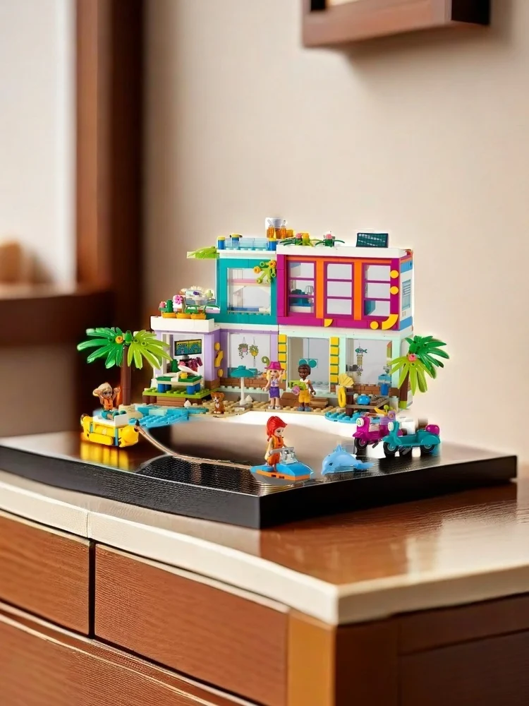 41709 Lego-Vrienden Vakantie Strandhuisbouwpakket; Uren Fantasierijk Rollenspel, Cadeau Voor Kinderen Van 7 Jaar