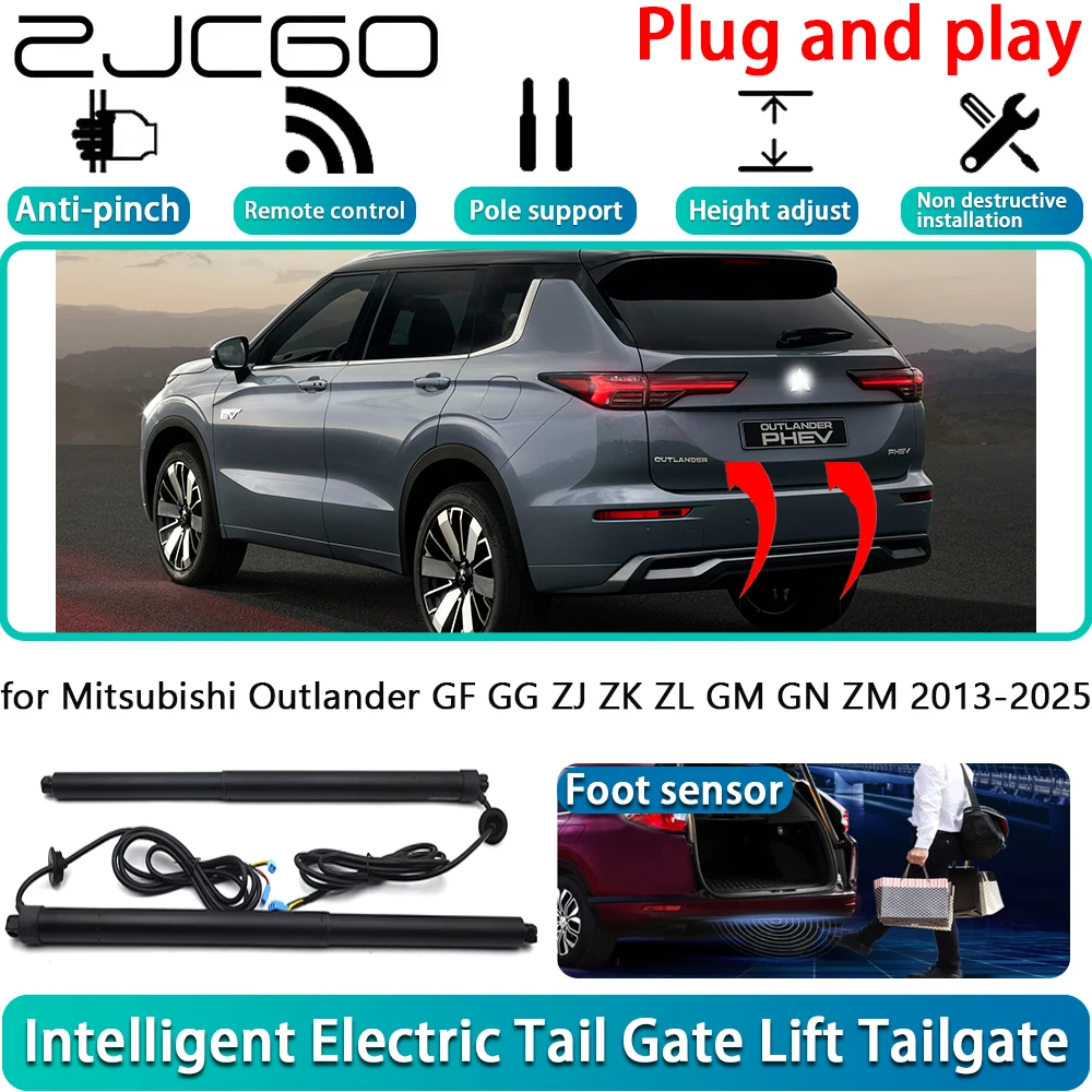 

for Mitsubishi Outlander GF GG ZJ ZK ZL GM GN ZM 2013-2025 Electric Powered Tailgate Power Liftgate Automatic Tailgate System