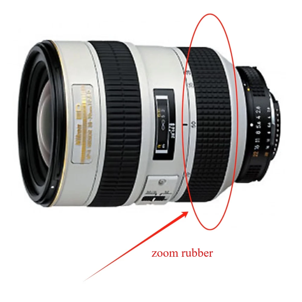 1pcs NEW copy 28-70 mm For Nikon AF-S 28-70mm f/2.8 ED-IF Lens Focus & Zoom Ring Rubber Camera Replacement Repair Part - Image 4
