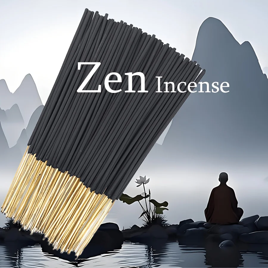 19/49/98 Black Zen Incense Sticks, a Type of Restrained Black Zen Incense That Restores the Original Essence of Eastern Zen Buddhism The Aroma Is Rich, Relaxed, Neither Overpowering nor Sharp, with Moderate Smoke and a Long-Lasting Aftertaste. Applicable to