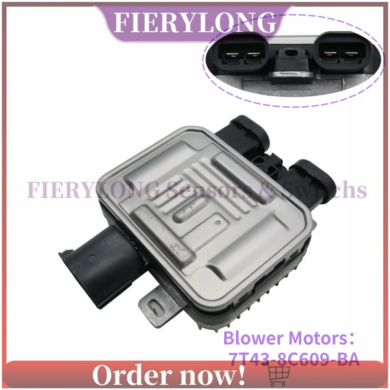 

7T43-8C609-BA Модуль управления блоком охлаждающего вентилятора для Land Rover Freelander Volvo S60/V60 S80 V70 Xc60 Xc70 Ford Mondeo Galaxy