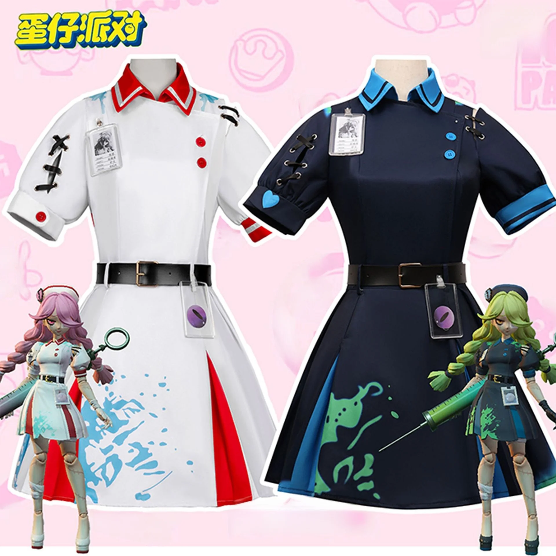 Eggson Par Costume Cosplay Infermiera Heather Gioco Performance Per Adulti Bambini loween Costume Par Outfit Studente Lavoro orm