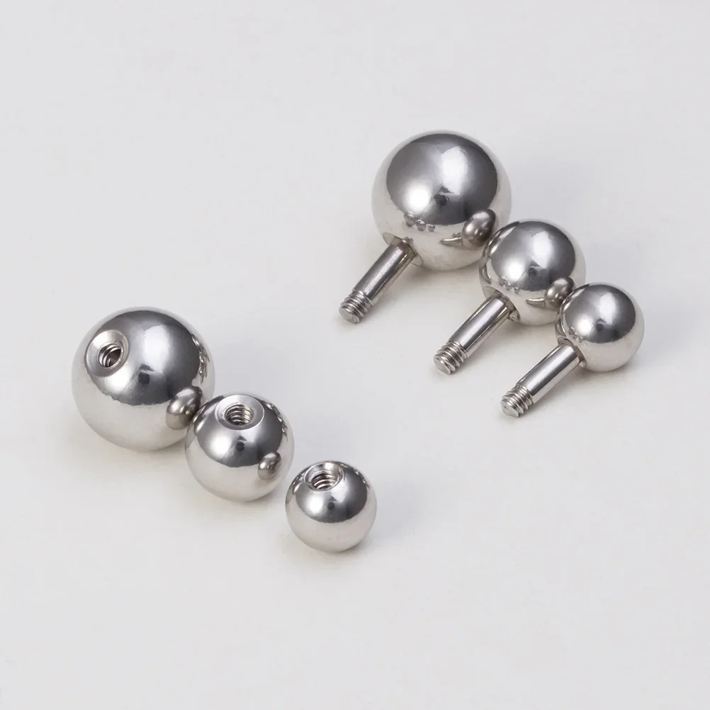 3Pcs 5/6/8mm Ball Helix Conch Cartilage Barbell Earring for Unisex Surgical Steel PA Sexy Piercings Jewelry