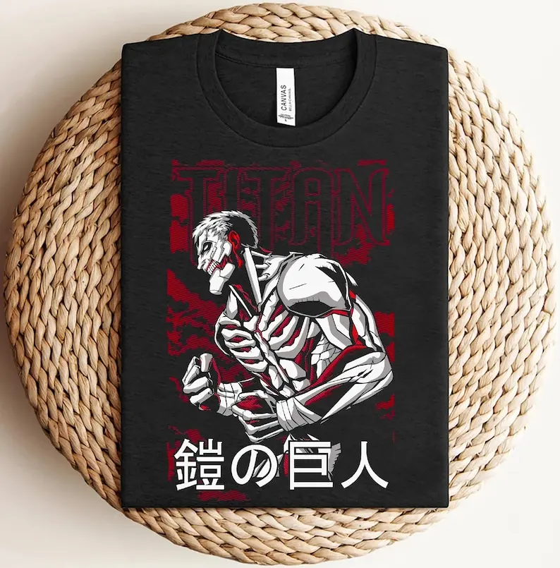 Unisex Armored Titan Shirt, AOT Shirt, Best Anime Gifts For Loved Ones, Attack Titan Shirt