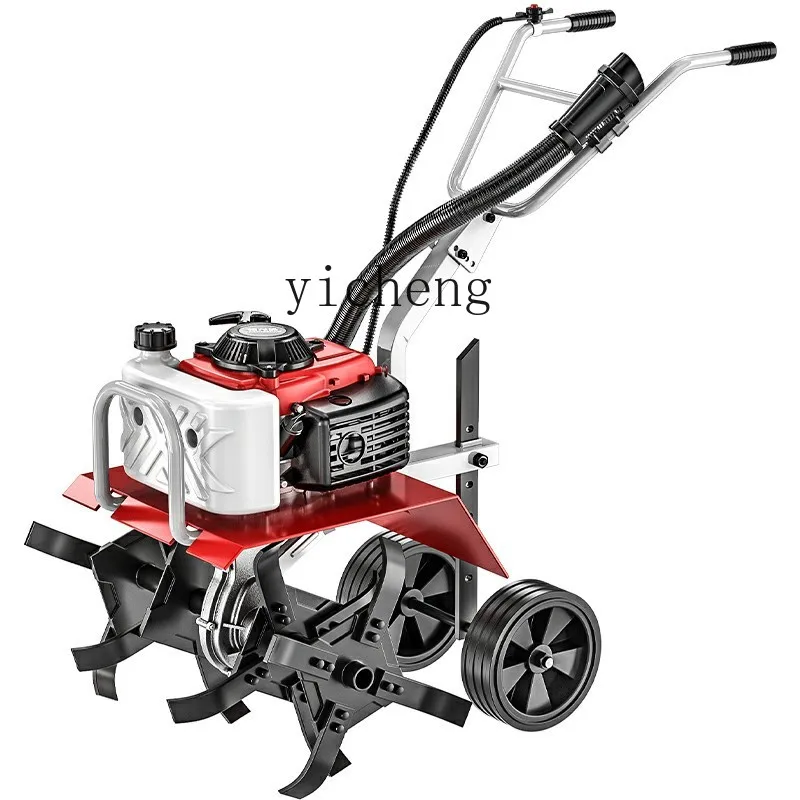 ZK Gas Tiller Agricultural Agricultural Machinery Rotary Tiller Cultivated Land Ploughing Soil Loosening Soil Beating Soil