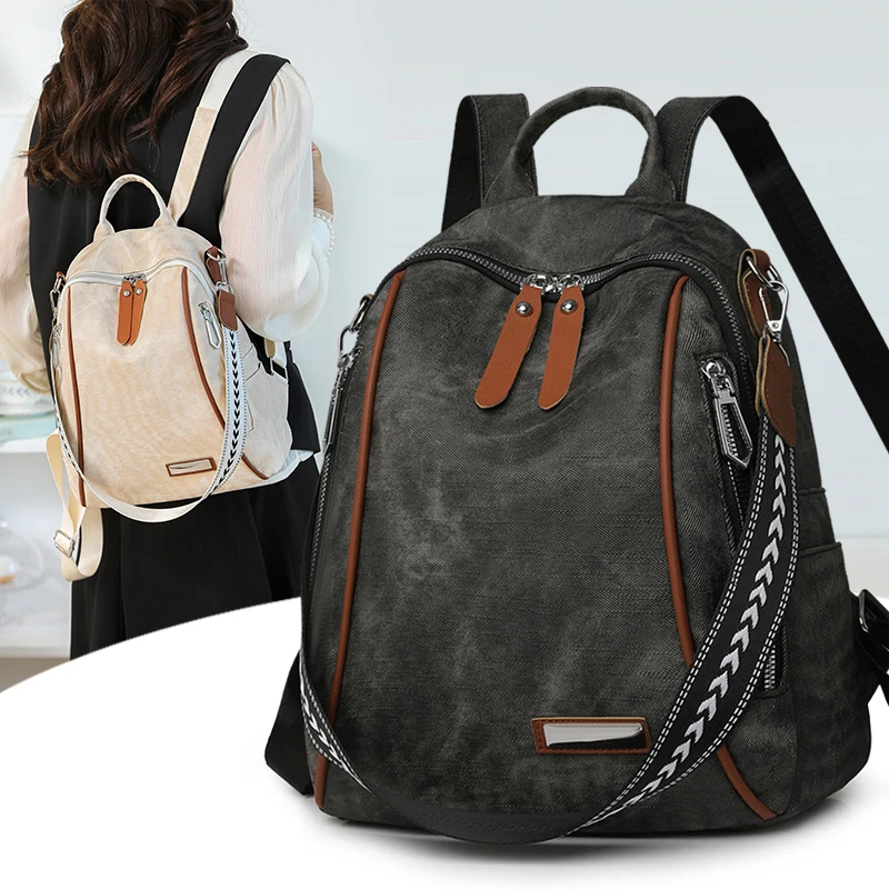 Women Large Capacity Backpack  - огляд і ціна Leather Work Rucksack