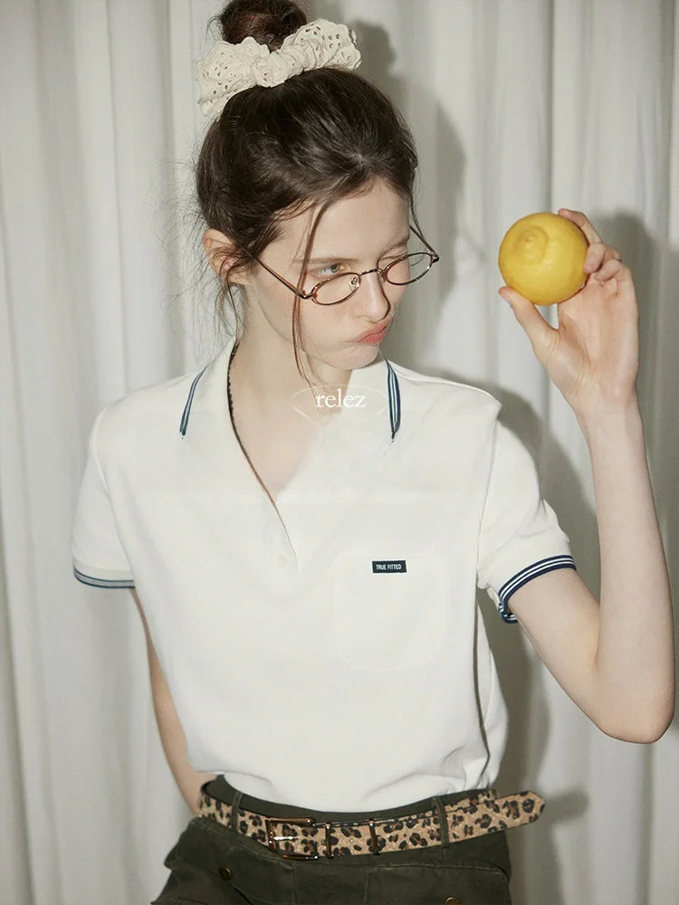 

Женская летняя футболка Color Blo Casual Ne ort Sve T-irt, бренд Relez, повседневная, стандартной длины, из смесового хлопка и полиэстера