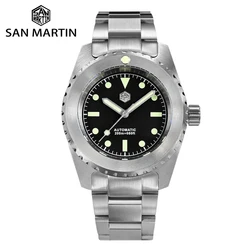 San Martin Men's Watch 41mm Classic Vintage Style Miyota 8215/8315 Automatic Mechanical Watches for Men C3 Luminous 20Bar